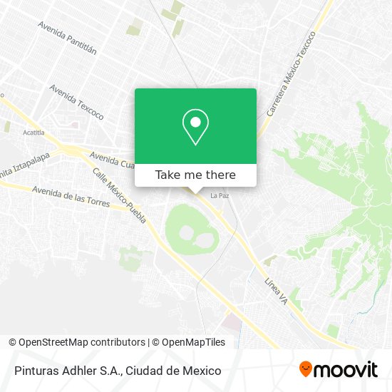 Pinturas Adhler S.A. map