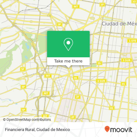 Financiera Rural map