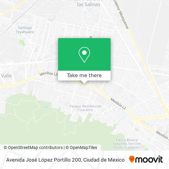 Mapa de Avenida José López Portillo 200