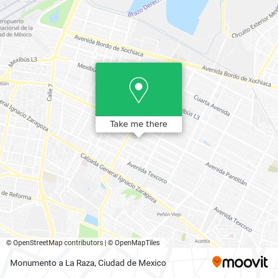 Monumento a La Raza map