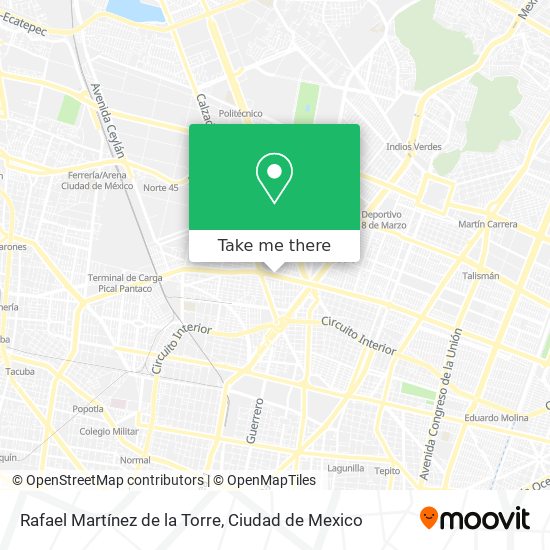 Rafael Martínez de la Torre map