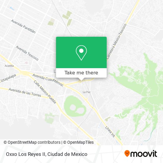 Oxxo Los Reyes II map