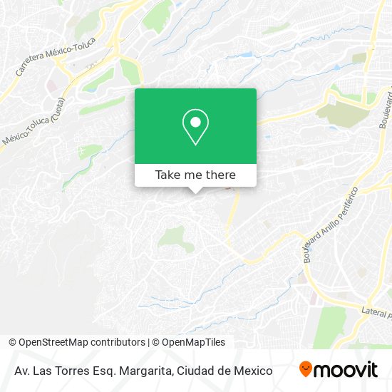 Av. Las Torres Esq. Margarita map