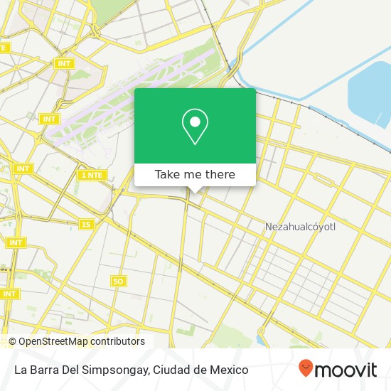 La Barra Del Simpsongay map