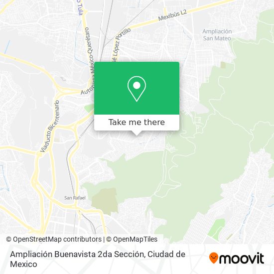 Mapa de Ampliación Buenavista 2da Sección