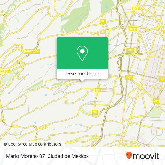 Mario Moreno 37 map