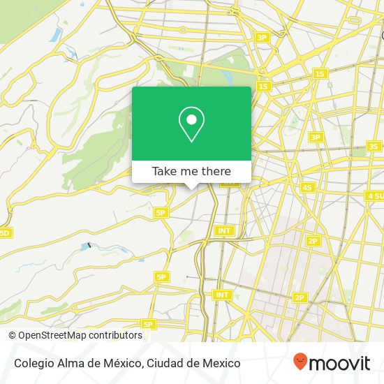 Colegio Alma de México map