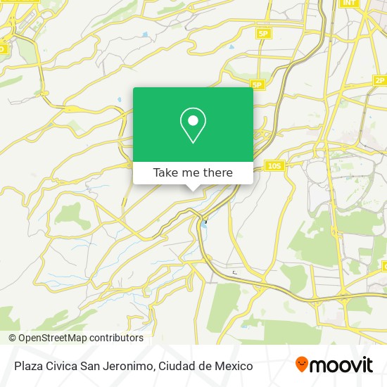 Plaza Civica San Jeronimo map