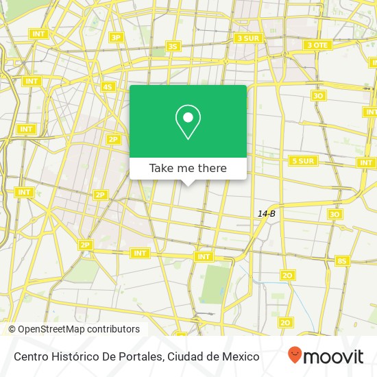 Centro Histórico De Portales map