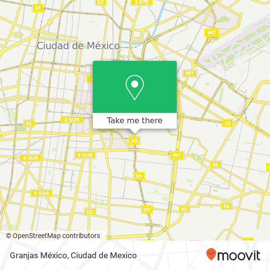 Granjas México map