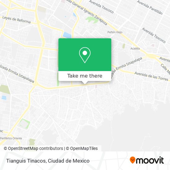 Tianguis Tinacos map