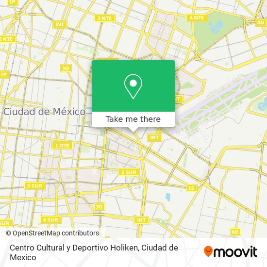 Centro Cultural y Deportivo Holiken map