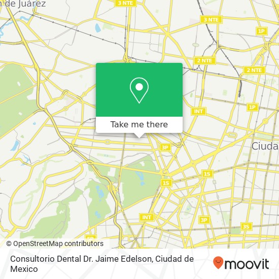 Consultorio Dental Dr. Jaime Edelson map