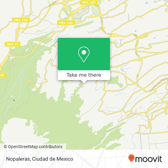 Nopaleras map