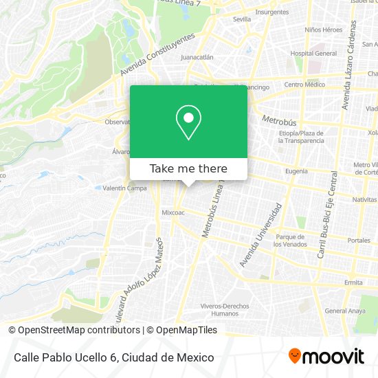 Calle Pablo Ucello 6 map