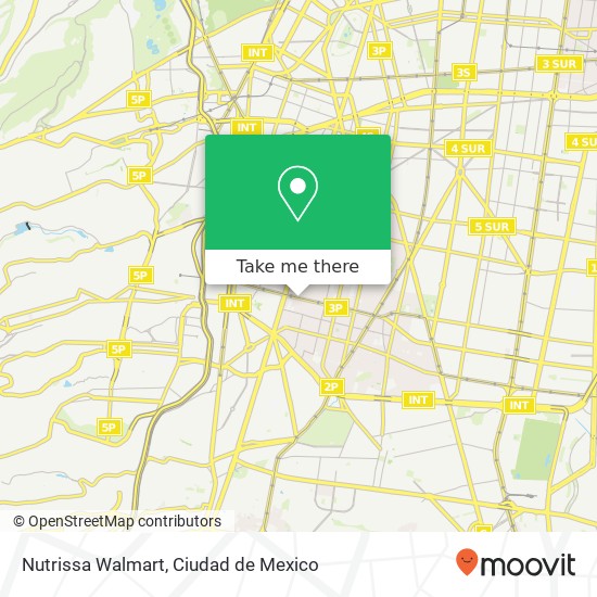 Mapa de Nutrissa Walmart