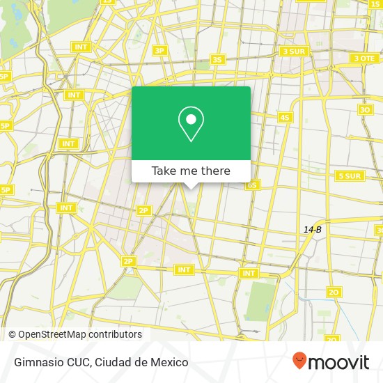 Gimnasio CUC map