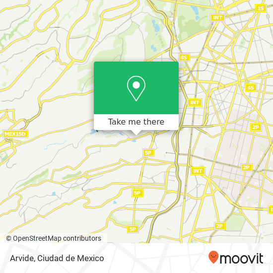 Arvide map