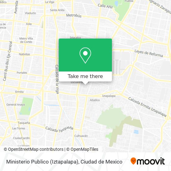 Ministerio Publico (Iztapalapa) map