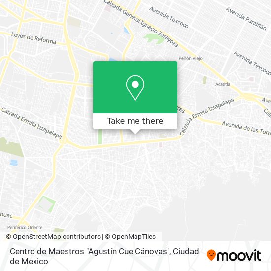 Centro de Maestros "Agustín Cue Cánovas" map