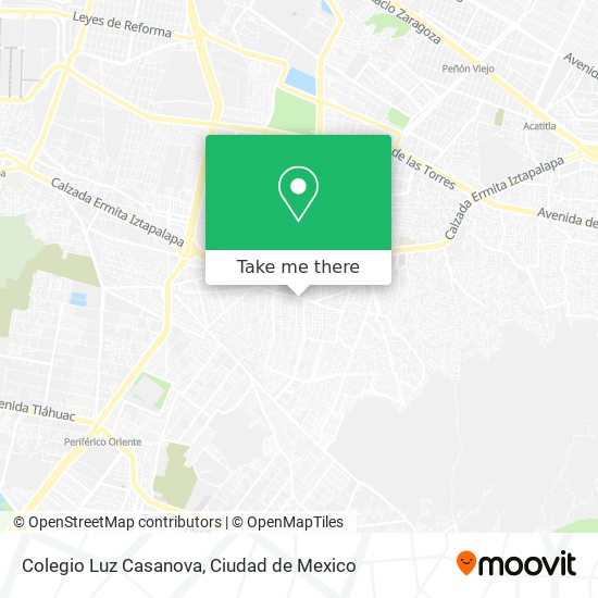 Colegio Luz Casanova map