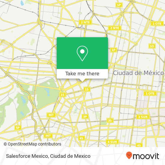 Salesforce Mexico map