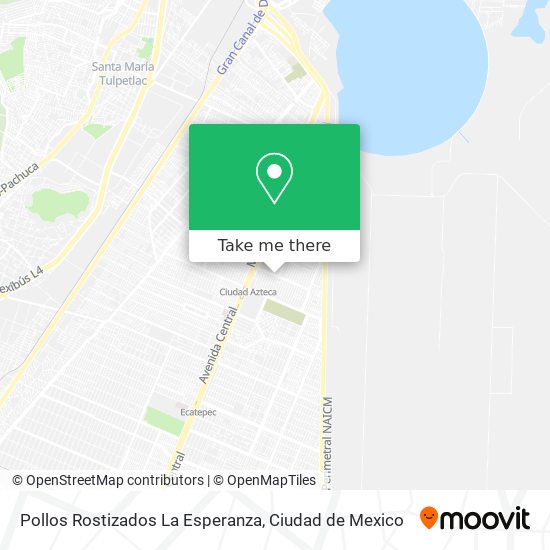 How to get to Pollos Rostizados La Esperanza in Ecatepec De Morelos by Bus  or Metro?