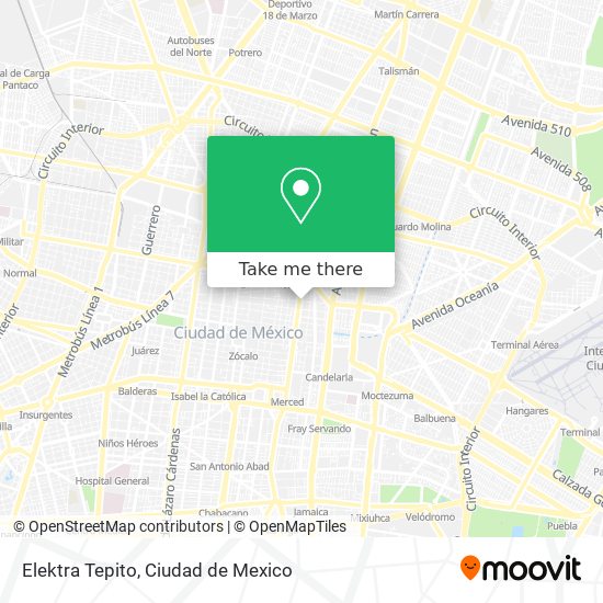 Mapa de Elektra Tepito