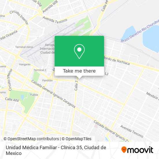 Unidad Médica Familiar - Clínica 35 map