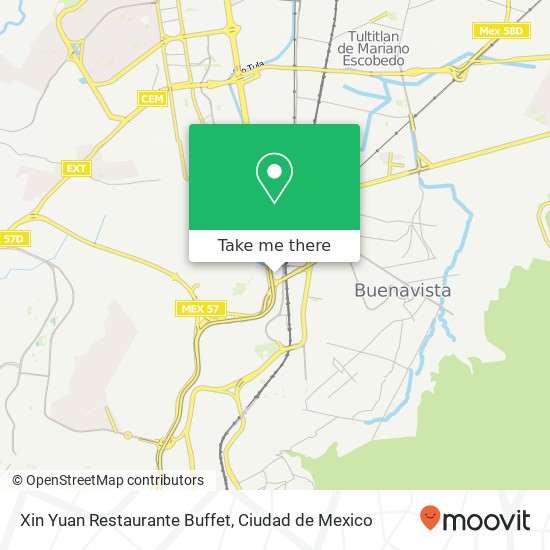 Mapa de Xin Yuan Restaurante Buffet