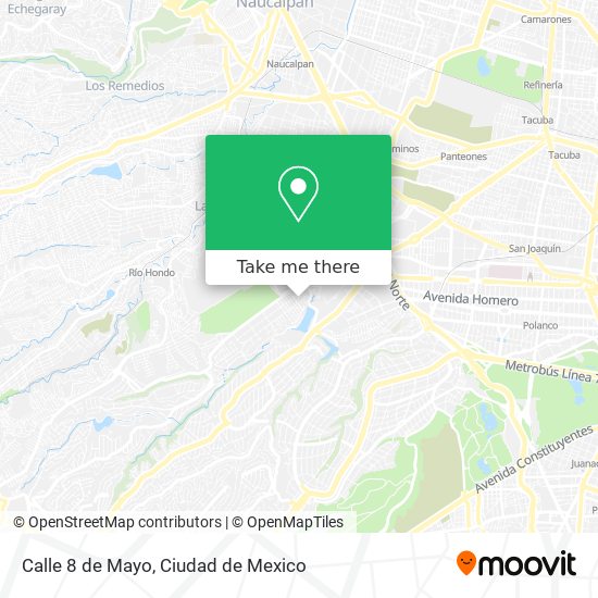 Calle 8 de Mayo map