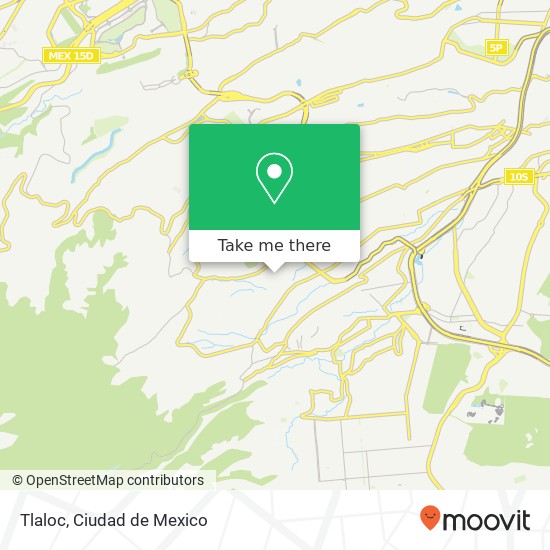 Mapa de Tlaloc