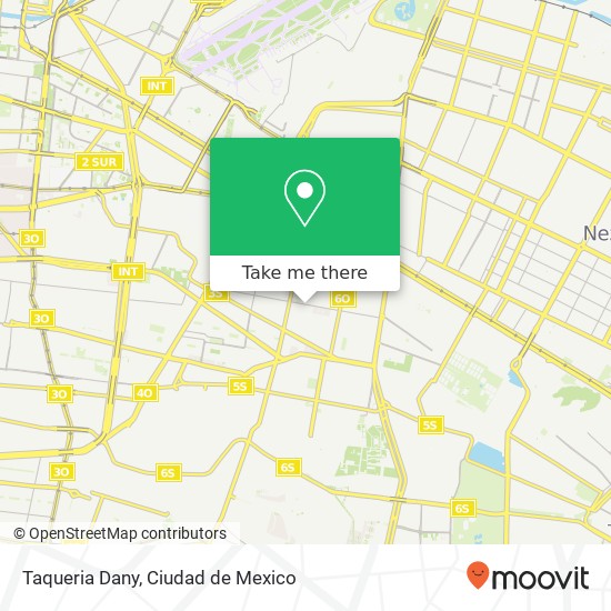 Mapa de Taqueria Dany