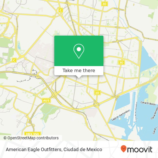 Mapa de American Eagle Outfitters