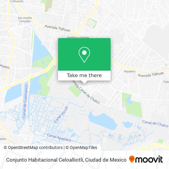 Mapa de Conjunto Habitacional Celoalliotli