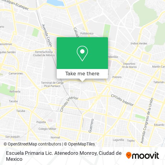 Escuela Primaria Lic. Atenedoro Monroy map