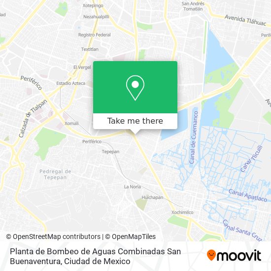 Planta de Bombeo de Aguas Combinadas San Buenaventura map