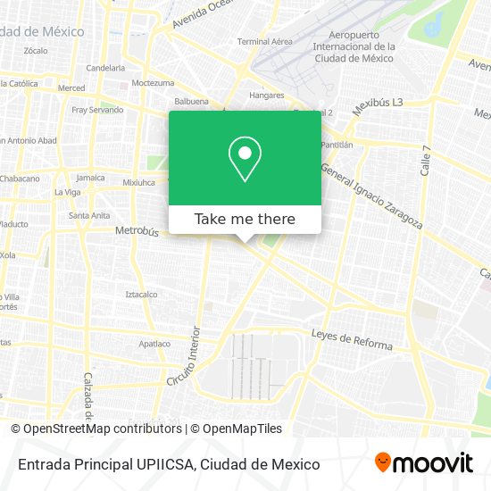 Entrada Principal UPIICSA map