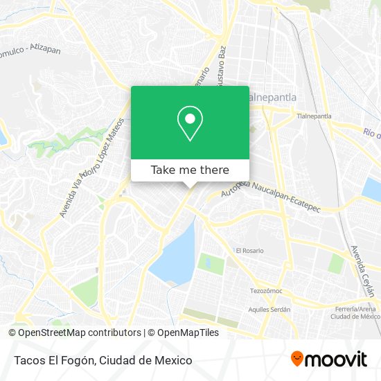 Tacos El Fogón map