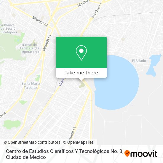 Centro de Estudios Científicos Y Tecnológicos No. 3 map
