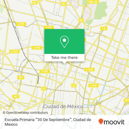 Escuela Primaria ""30 De Septiembre"" map
