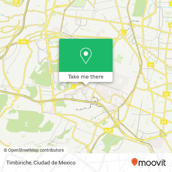 Timbiriche map