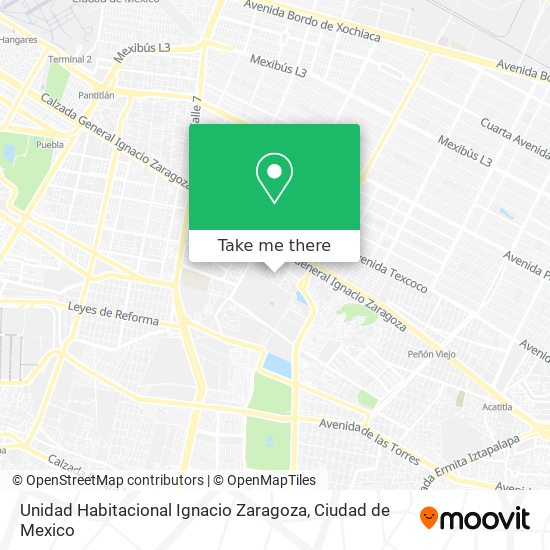 Unidad Habitacional Ignacio Zaragoza map