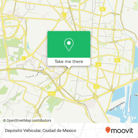 Depósito Vehicular map