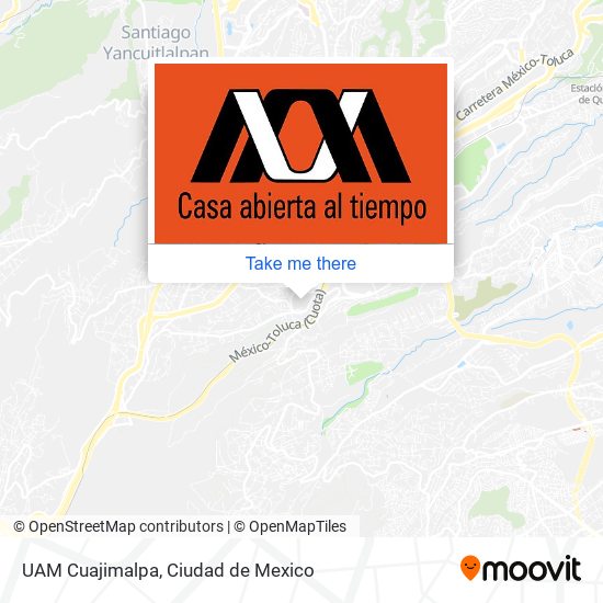 UAM Cuajimalpa map