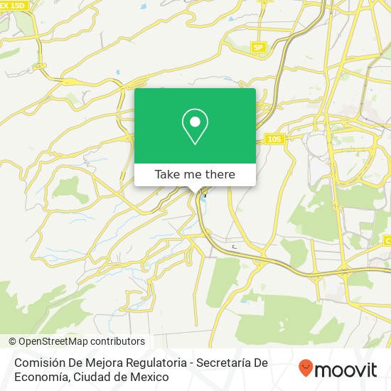 Comisión De Mejora Regulatoria - Secretaría De Economía map