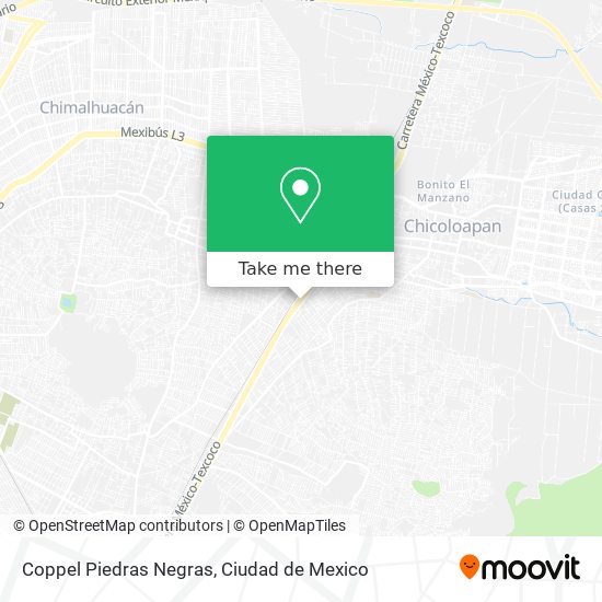 Mapa de Coppel Piedras Negras