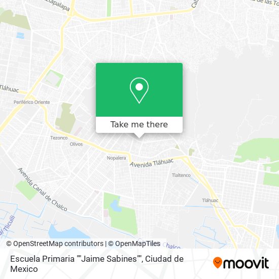 Escuela Primaria ""Jaime Sabines"" map