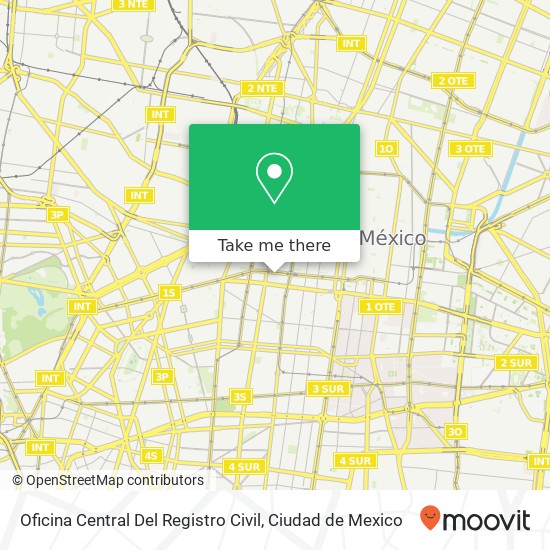 Oficina Central Del Registro Civil map