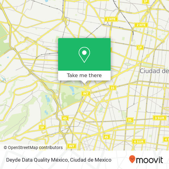 Mapa de Deyde Data Quality México